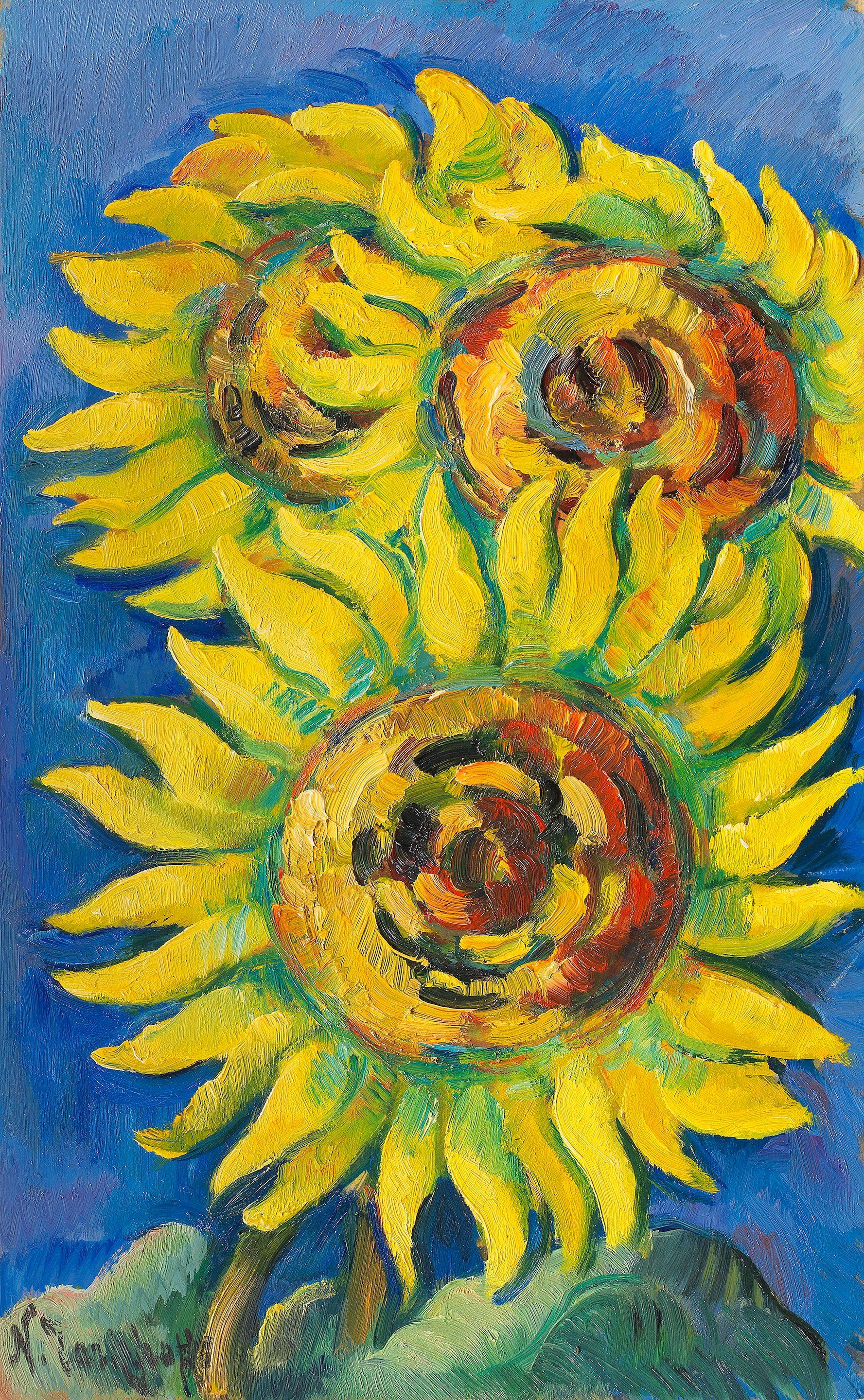 Nicolas Tarkhoff - Trois tournesols