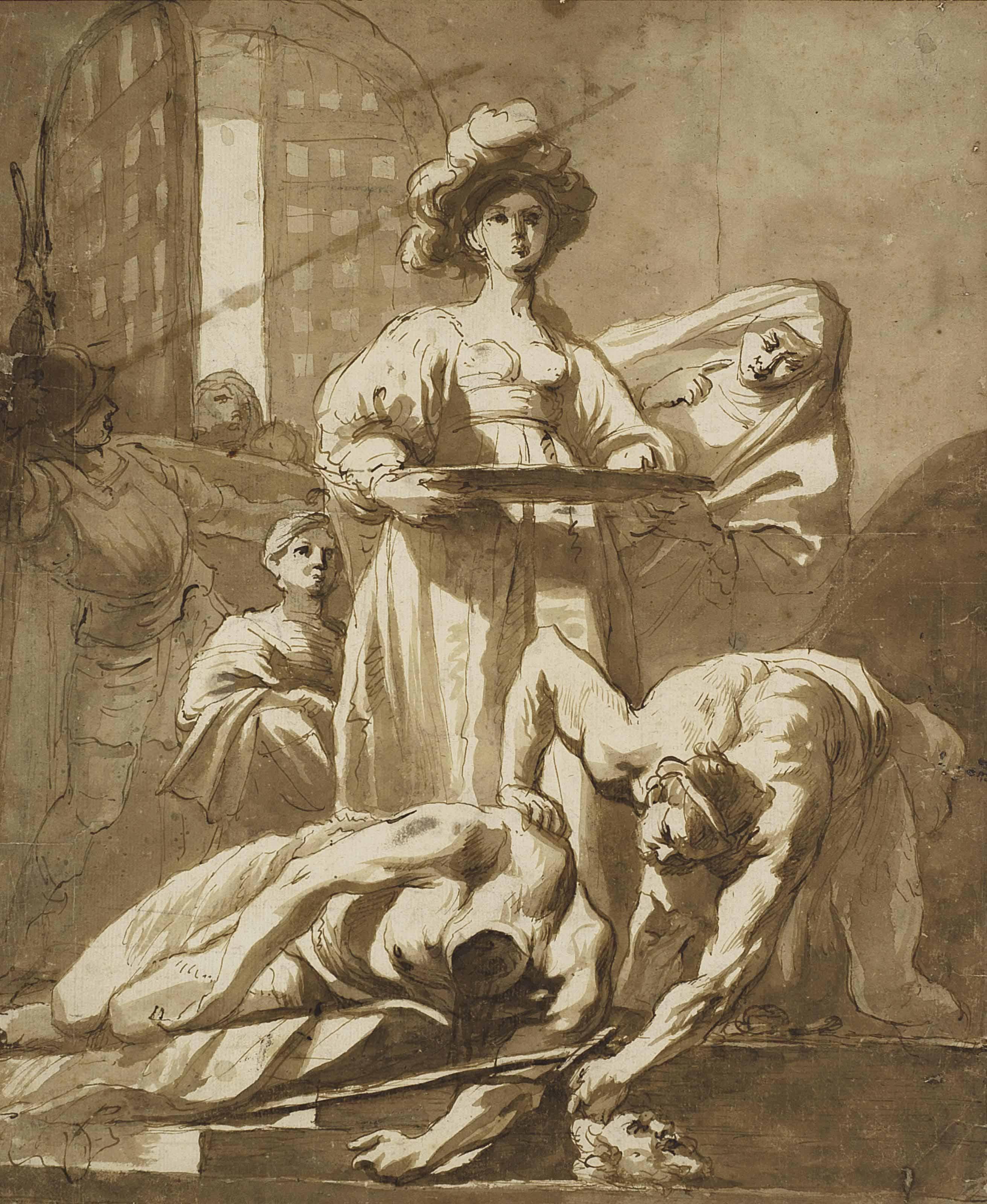 Nicolaus Knupfer - Salomé recevant la tête de saint Jean-Baptiste