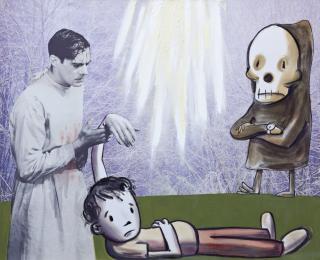 Nicole Eisenman - Death Waits Impatiently Co-Starring Clive Banks
