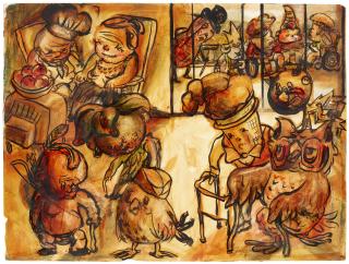 Nicole Eisenman - Untitled (Nursing Home)