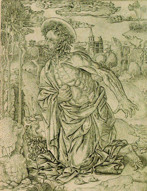 Nicoletto da Modena - Zugeschrieben - Der Hl