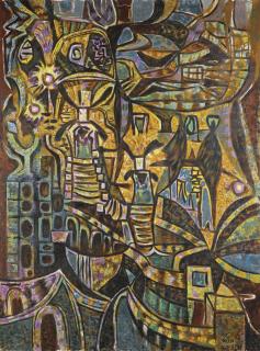 Nicos Hadjikiriakos-Ghika - Greek night Outside A Church