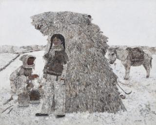 Nie Ou - A Girl In The Snow