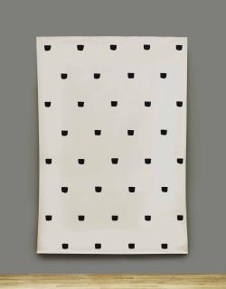 Niele Toroni - Empreintes De Pinceau No 50 Répétées À Intervalles Régulieres (30Cm)