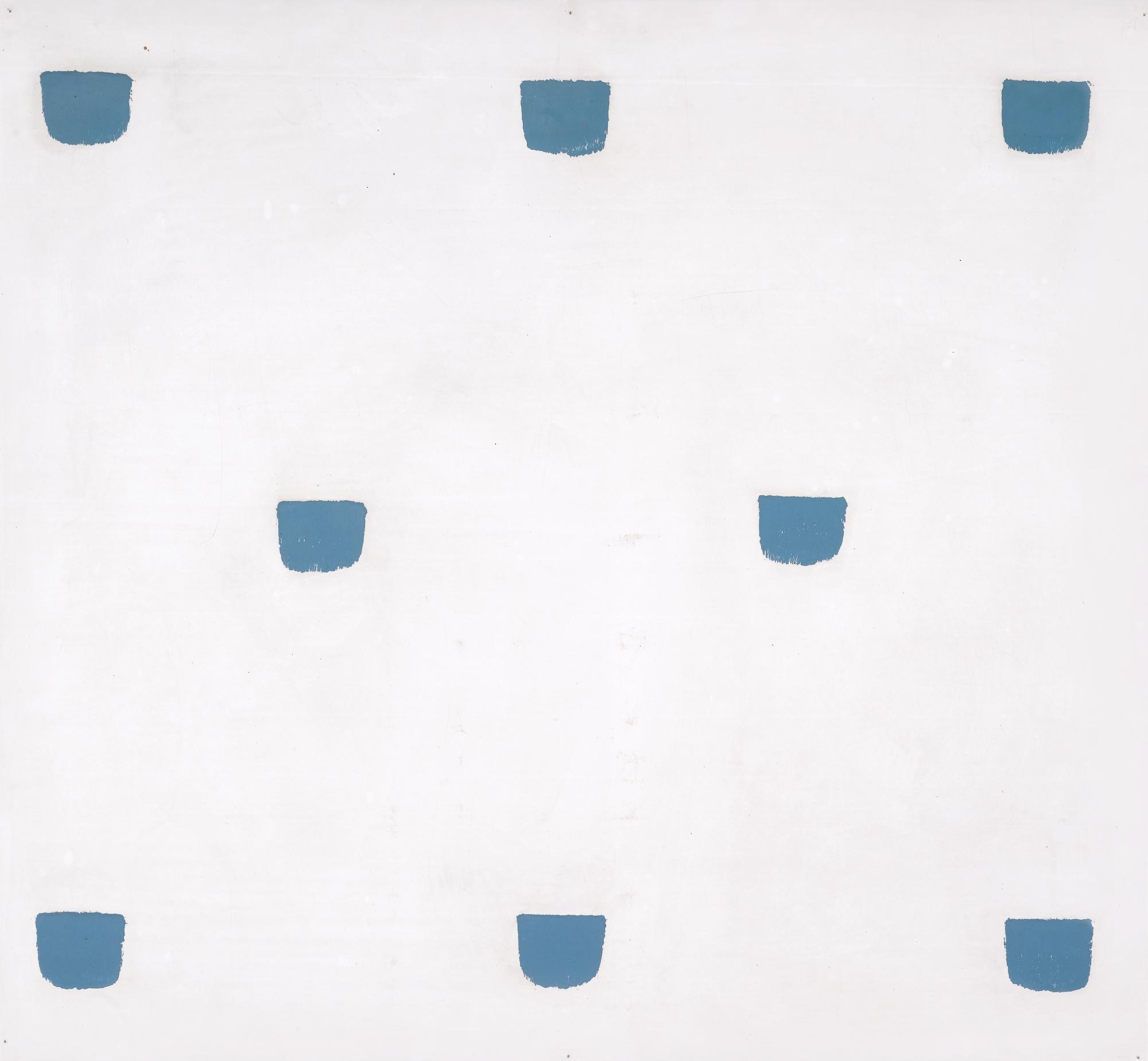 Niele Toroni - Impronte Di Pennello #50 Ripetute A Intervalli Regolari (30Cm) (Imprints Of #50 Brush In Regular 30Cm Intervals) 