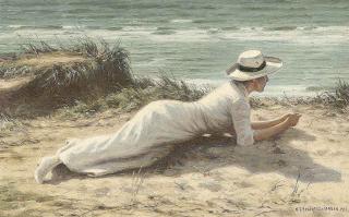 Niels Frederik Schiottz-Jensen - Summer on the dunes