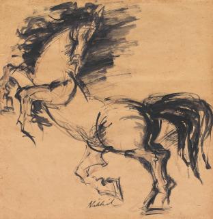 Nikhil Biswas - Untitled (Horse)