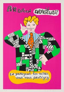 Niki De Saint Phalle - Attention Draguers!