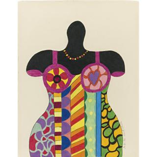 Niki de Saint Phalle - Femme Au Maillot Coloré
