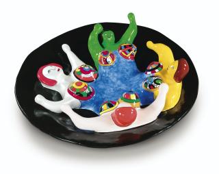 Niki De Saint Phalle - Fontaine Aux Nanas (Fond Noir)