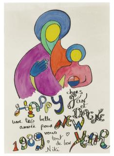Niki De Saint-Phalle - Happy New Year, 1989