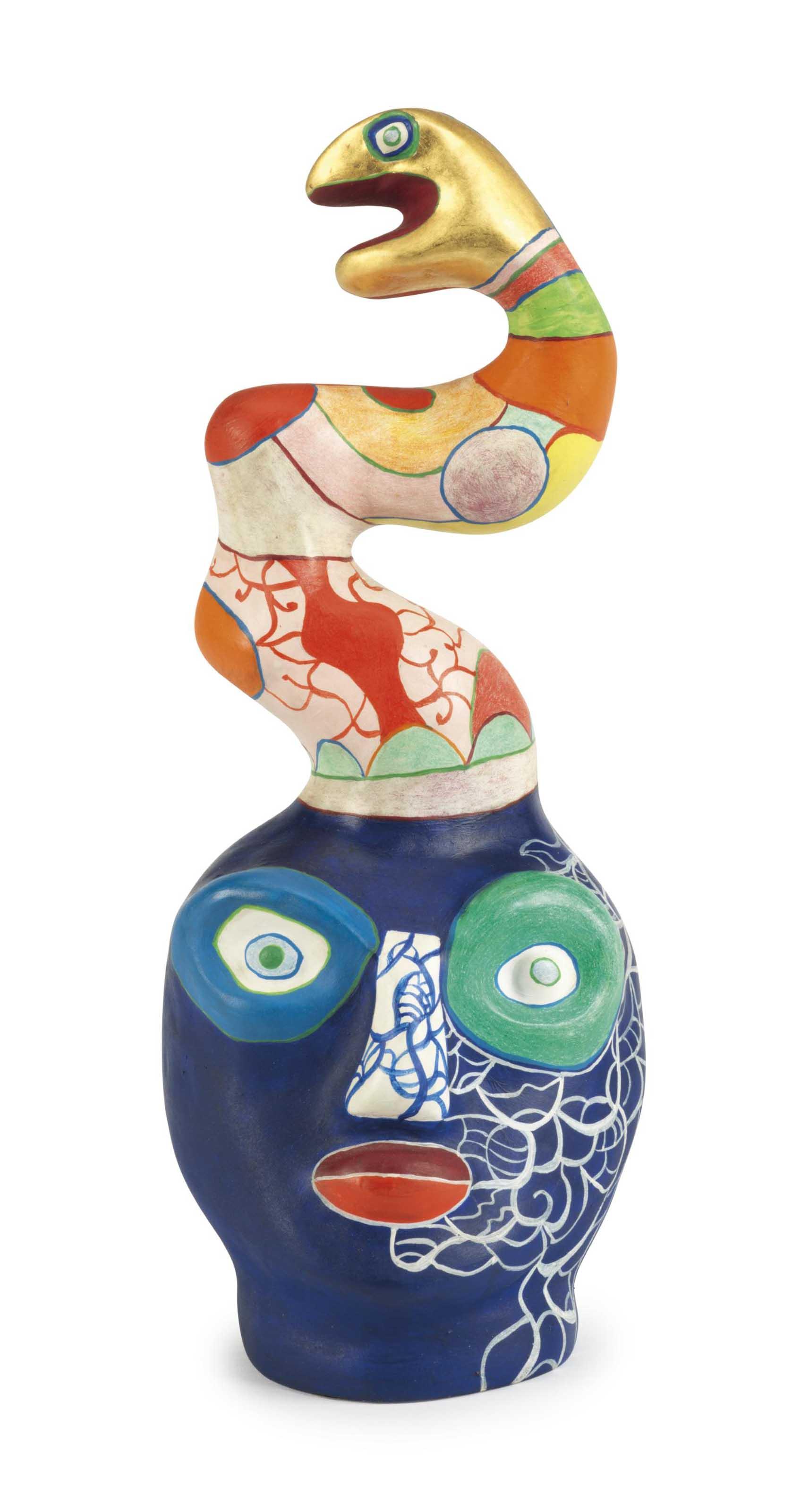 Niki De Saint Phalle - Head with Snake