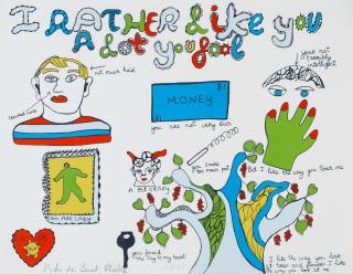Niki de Saint Phalle - I Rather Like You a Lot You Fool