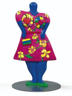 Niki De Saint-Phalle - Lady With Handbag (Vase)Signed, Numbered 58/150 And Stamped R. Haligon; Painted Resin. Executed In 2000, This Work Is Number 58 From An Edition Of 150 Plus 20 Artist\'S Proofs.