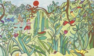 Niki de Saint Phalle - Le Jungle I; and Le Jungle II