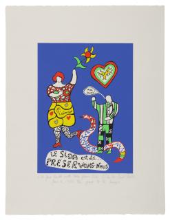 Niki De Saint Phalle - Le Sida Est Là... Préservons-Nous! [Aids Is Here… Let Us Care For Ourselves!]