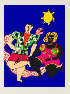 Niki De Saint Phalle - Les fiancés de Knockke, 1985