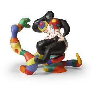 Niki De Saint-Phalle - Nana Assise Sur Un Serpent