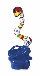 Niki De Saint Phalle - Pouf Serpent Bleu