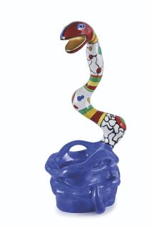 Niki De Saint Phalle - Pouf Serpent Bleu