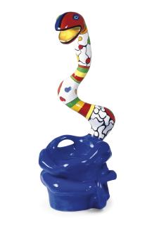 Niki De Saint Phalle - Pouf Serpent Bleu