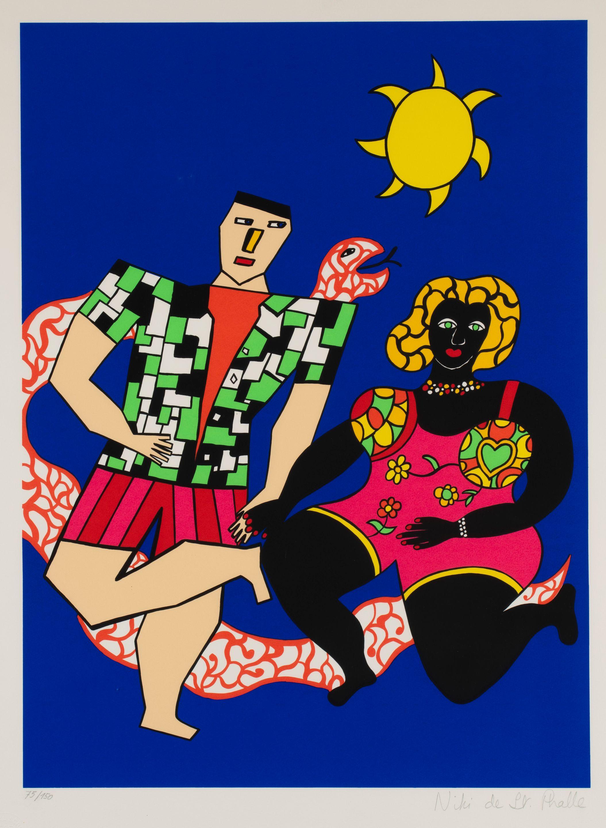 Niki De Saint Phalle - Rubans de couleurs , 1993