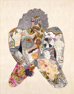 Niki De Saint Phalle - Sans titre (Nana à genoux)