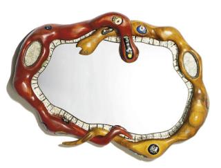 Niki De Saint-Phalle - Snake Mirror