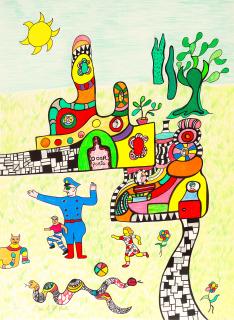 Niki de Saint Phalle - Sortie d\'école