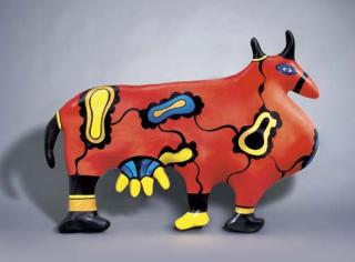 Niki De Saint-Phalle - Swiss Cow, Red (Remembering)