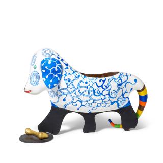 Niki de Saint Phalle - Vase Chien