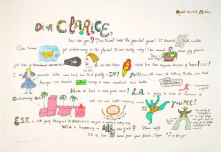 Niki De St. Phalle - Dear Clarice, from Eight by Eight portfolio