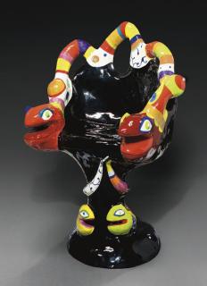 Niki De St. Phalle - Fauteuil noir (Grand Fauteuil)