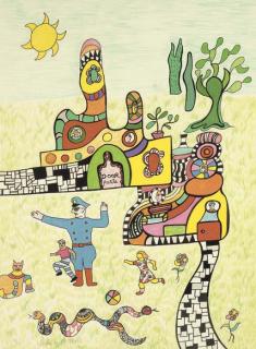 Niki de St. Phalle - Sortie d\'ecole