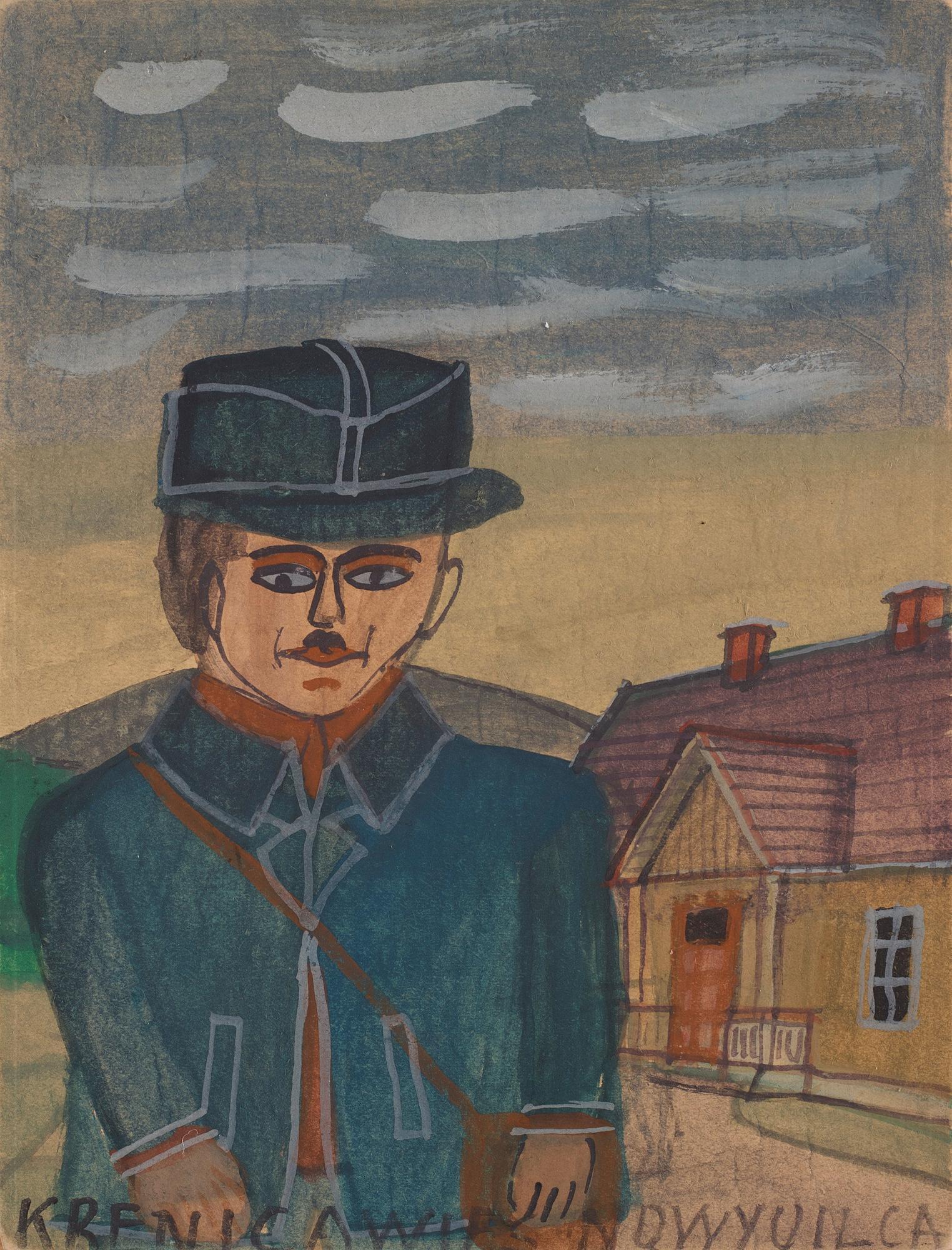 Nikifor Krynicki - Autoportrait