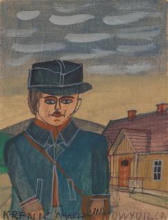 Nikifor Krynicki - Autoportrait