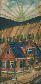 Nikifor Krynicki - Landscape.