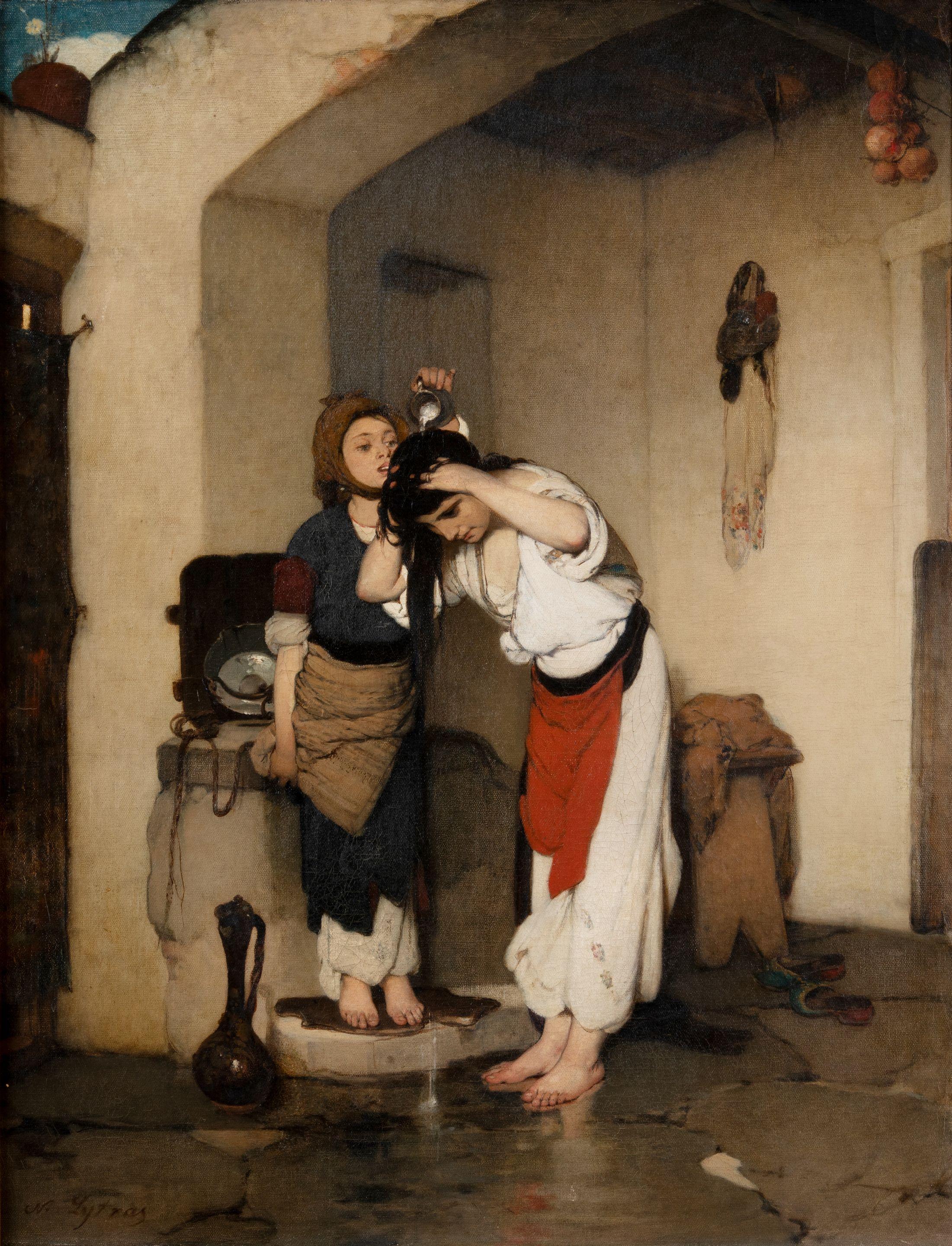 Nikiforos Lytras - Jeune fille à la toilette