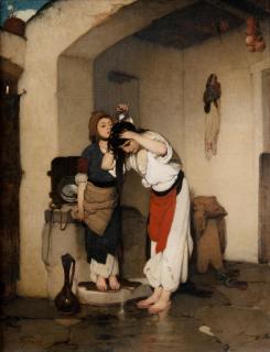 Nikiforos Lytras - Jeune fille à la toilette
