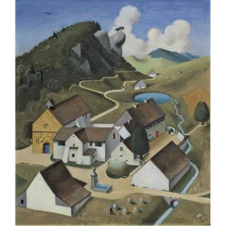 Niklaus Stoecklin - Kloster Schöntal, 1927 Abbey Schöntal, 1927