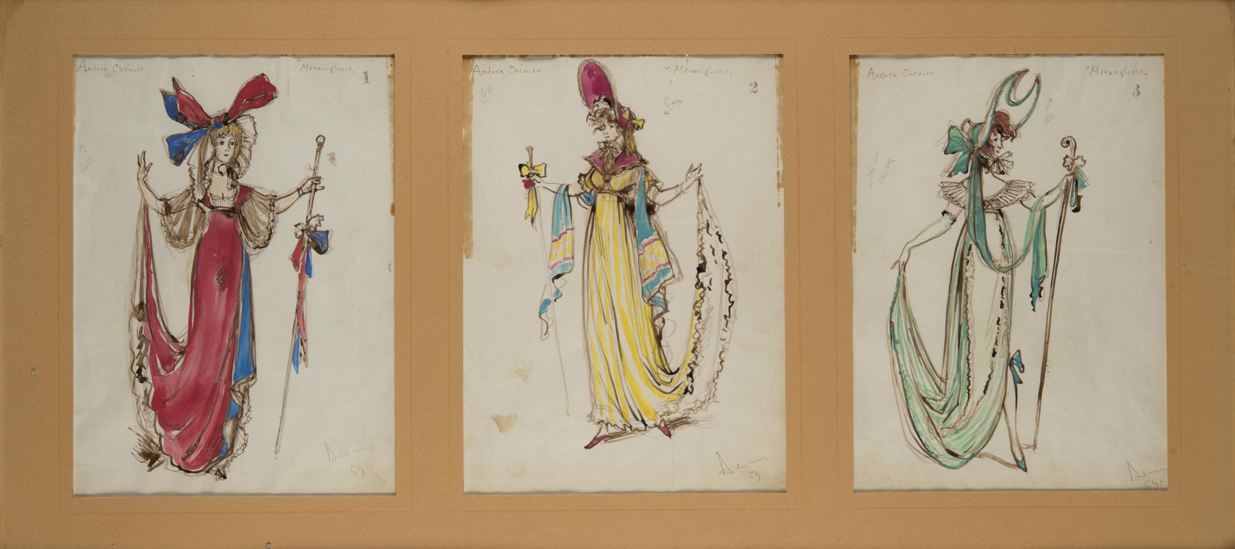 Nikolai Aleksandrovic Benois - Andrea Chenier. Meravigliose