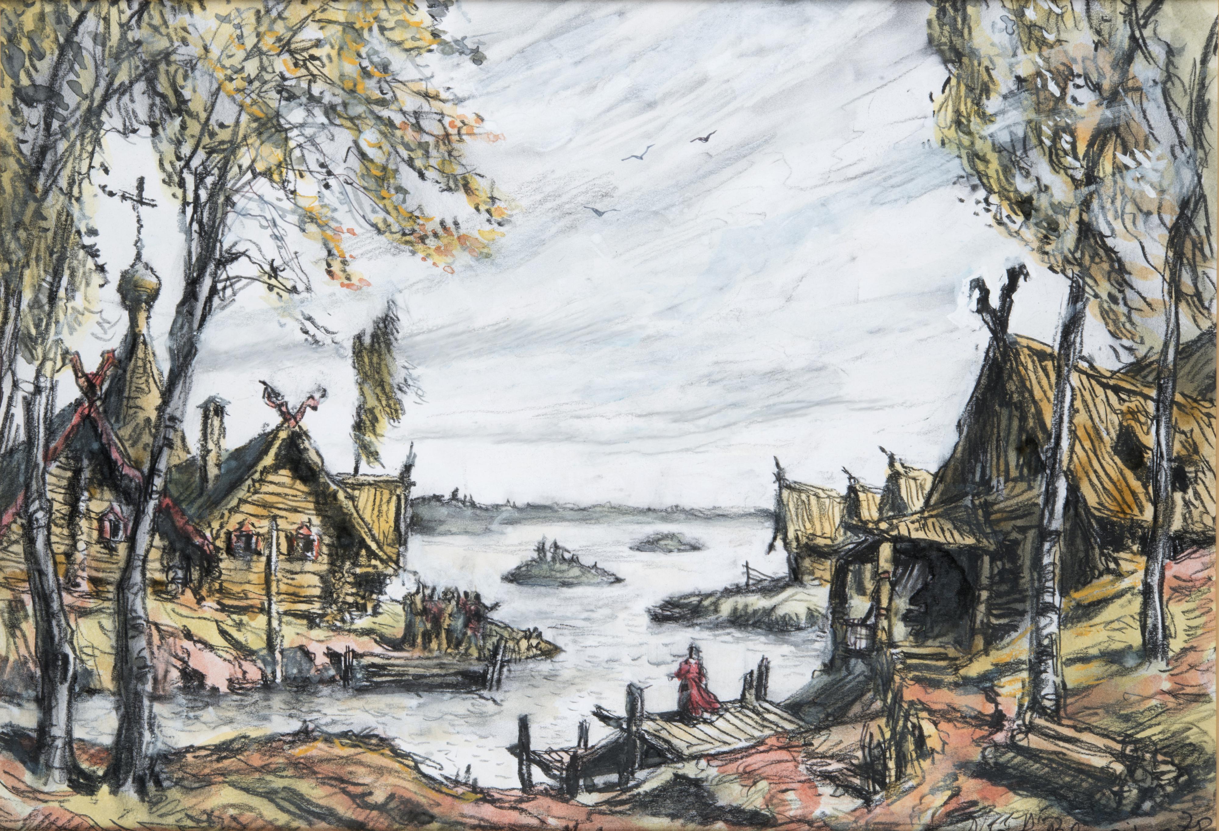 Nikolai Aleksandrovic Benois - La vita per lo Zar di Glinka, I atto