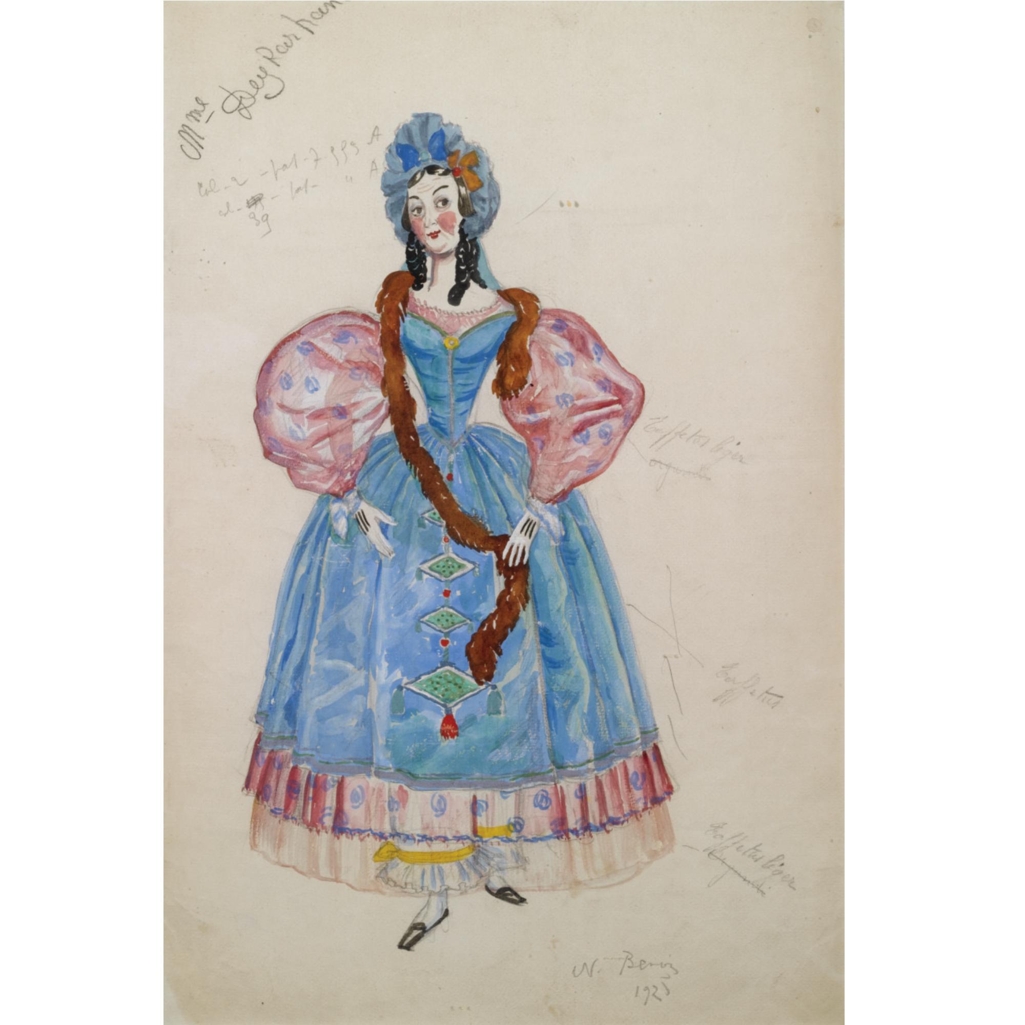 Nikolai Alexandrovich Benois - A Costume Design