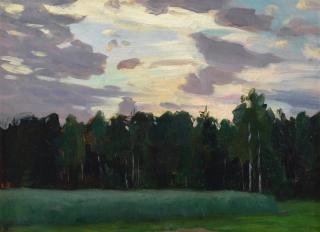 Nikolai Alexandrovich Klodt - \'Dusk\', 1914