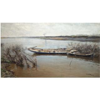 Nikolai Alexandrovich Klodt - River Landscape