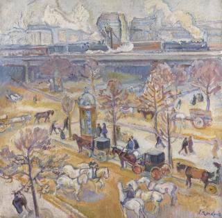 Nikolai Alexandrovich Tarkhov - Place Du Maine (Jour Gris)