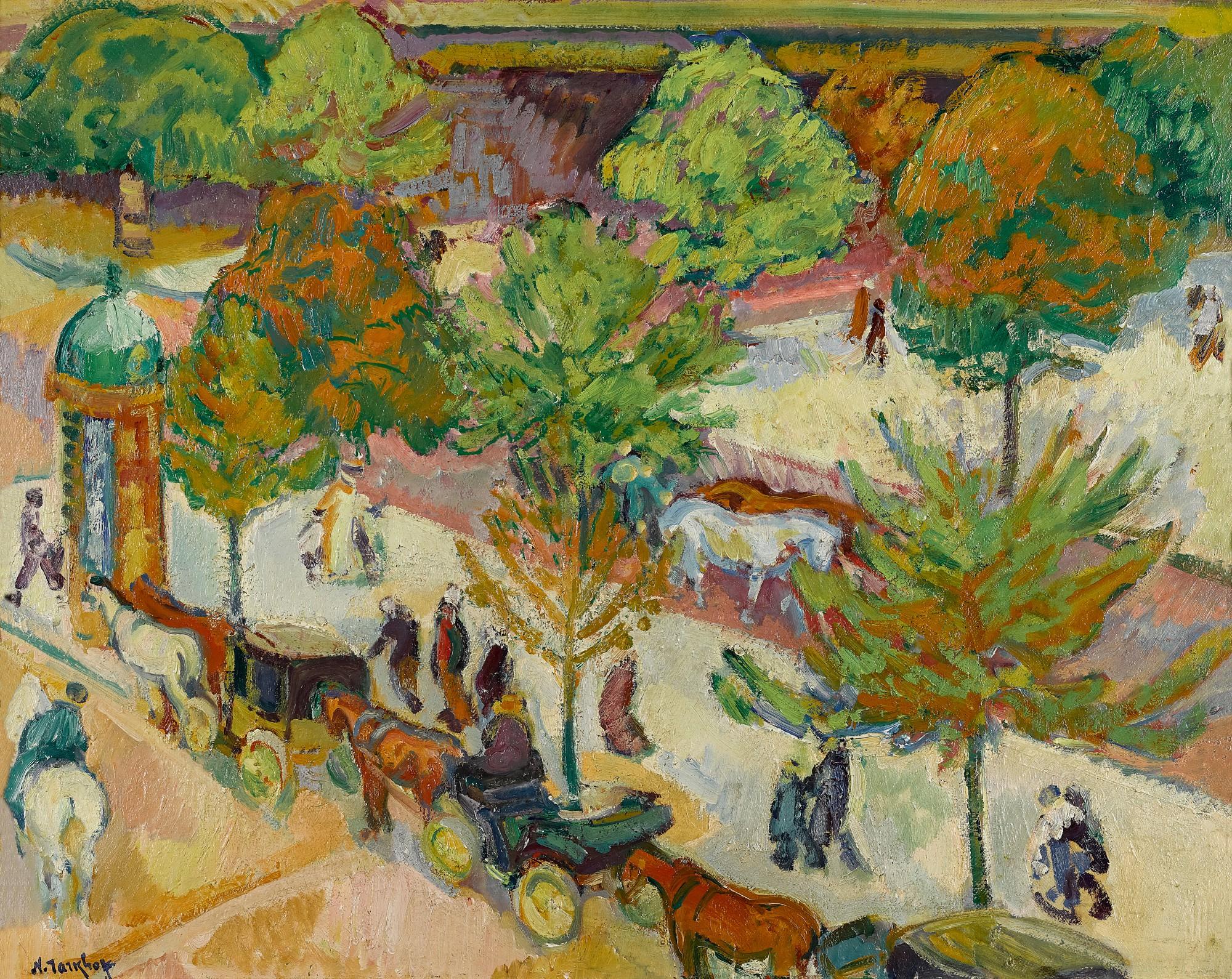 Nikolai Alexandrovich Tarkhov - Station de Cochers