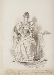 Nikolai Bogdanov Bel\'sky - A Lady With A Book.