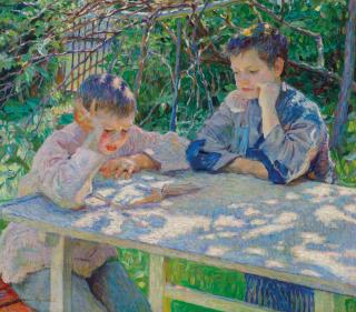 Nikolai Bogdanov-Belsky - The reading lesson