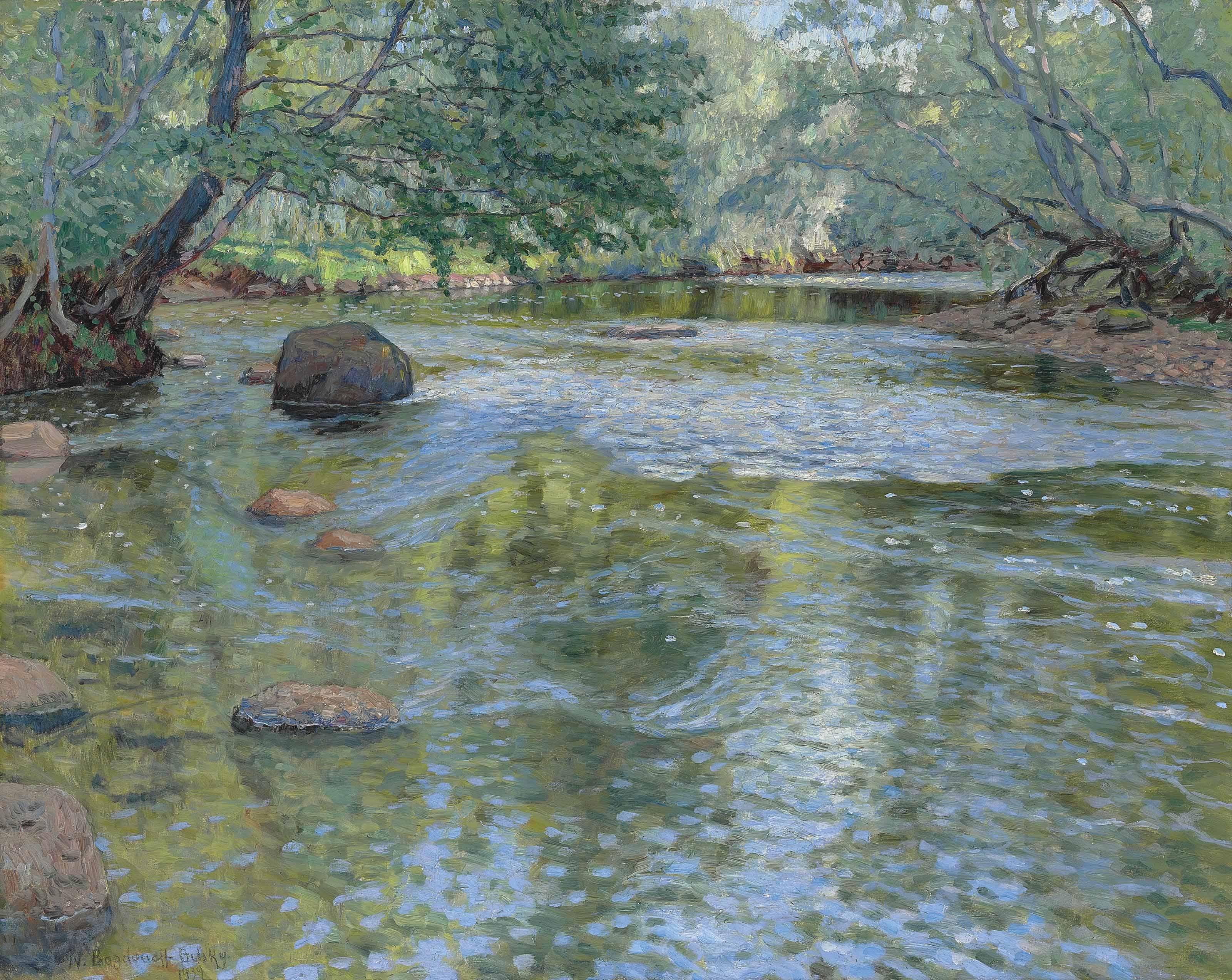Nikolai Bogdanov-Belsky - The River